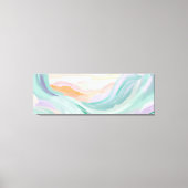 Soft Pastel Abstracte muurkunst Canvas Afdruk (Voorkant)