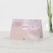 Soft Pastel Boho Happy Birthday Kaart (Achterkant)