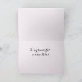 Soft Pastel Boho Happy Birthday Kaart (Binnen)