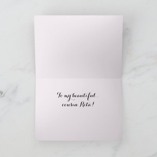 Soft Pastel Boho Happy Birthday Kaart (Binnen)