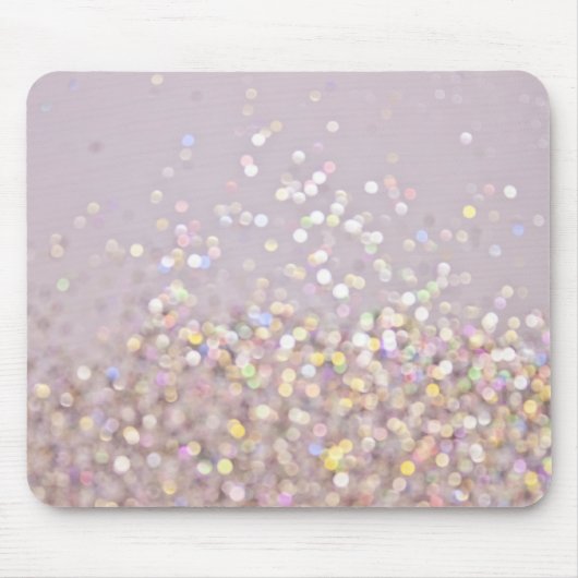 Soft Pastel Bokeh Sparkles Muismat (Voorkant)
