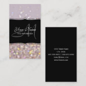 Soft Pastel Bokeh Sparkles Visitekaartje (Voorkant / Achterkant)