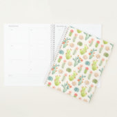 Soft Pastel Cactus & Succulent Pattern Planner (Display)