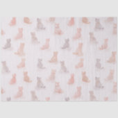 Soft Pastel Cat Tissue Paper Tissuepapier (Voorkant)