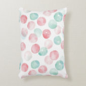 Soft Pastel Charm in Pink, Green & Blue Accent Kussen (Voorkant(Verticaal))