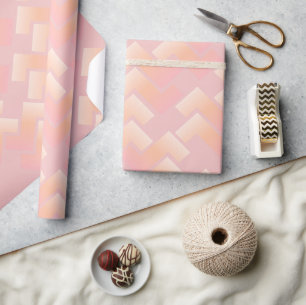 Soft Pastel Chevron Pattern Cadeaupapier