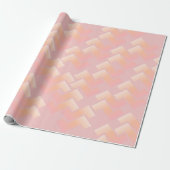 Soft Pastel Chevron Pattern Cadeaupapier (Uitgerold)