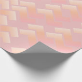 Soft Pastel Chevron Pattern Cadeaupapier (Hoek)
