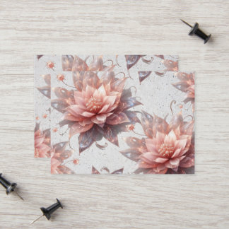 Soft Pastel Floral Business Card – Elegant Botanic Contactkaartje