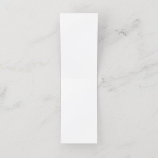 Soft Pastel Floral Folded Loyalty Card – Elegant  (Binnenkant ongevouwen)