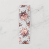 Soft Pastel Floral Folded Loyalty Card – Elegant (Buitenkant ongevouwen)