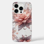 Soft Pastel Floral iPhone Case Lightweight Elegant (Achterkant)