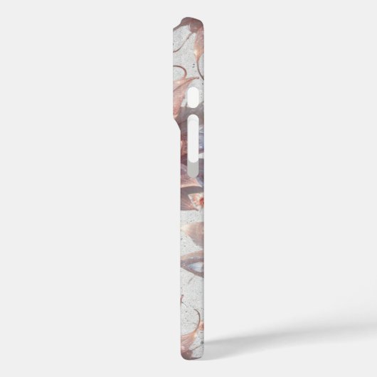 Soft Pastel Floral iPhone Case Lightweight Elegant (Achterkant / Links)
