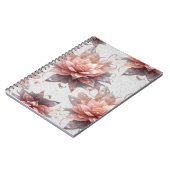 Soft Pastel Floral Notebook – Stylish Writing Notitieboek (Linkerzijde)