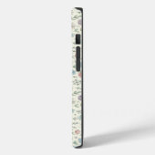 Soft Pastel Floral Pattern Cute Phone case (Achterkant / Links)