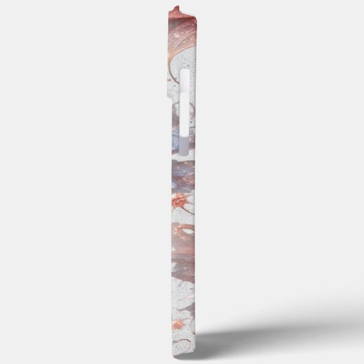 Soft Pastel Floral Phone Case –Lightweight Elegant (Achterkant / Links)