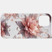 Soft Pastel Floral Phone Case –Lightweight Elegant (Achterkant (horizontaal))