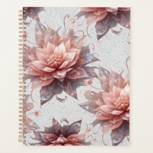 Soft Pastel Floral Planner–Elegant Daily Organizer (Voorkant)