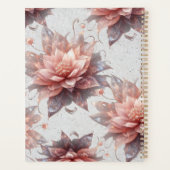 Soft Pastel Floral Planner–Elegant Daily Organizer (Achterkant)