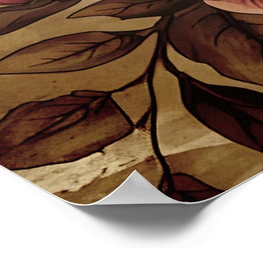 Soft Pastel Flower Art Print–SemiGloss Value poste Poster (Hoek)