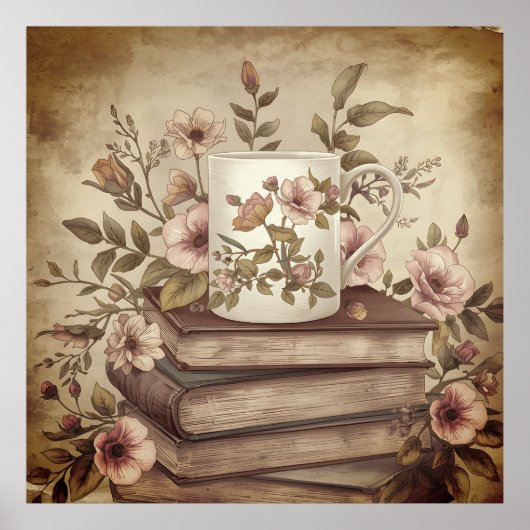 Soft Pastel Flower Art Print–SemiGloss Value poste Poster (Voorkant)