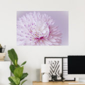 Soft Pastel Flower Photography Poster (Thuiskantoor)