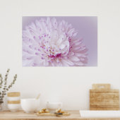 Soft Pastel Flower Photography Poster (Keuken)