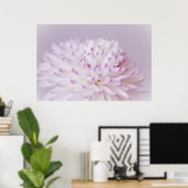 Soft Pastel Flower Photography Poster (Thuiskantoor)