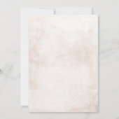 Soft Pastel Flowers Boho Elegant Engagement Party Kaart (Achterkant)