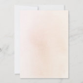 Soft Pastel Flowers Romantic Boho Wedding Kaart (Achterkant)