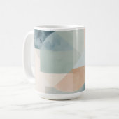 Soft Pastel Geometry – Abstracte moderne kunst pri Koffiemok (Voorkant links)