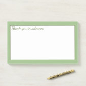 Soft Pastel Green Post-it® Notes (Op bureau)