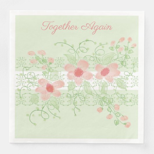 Soft Pastel Green Servet (Voorkant)