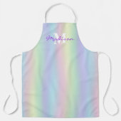 Soft Pastel Holographic Waves Schort (Voorkant)
