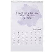 Soft Pastel Inspirational Art Calendar Kalender (Feb 2026)
