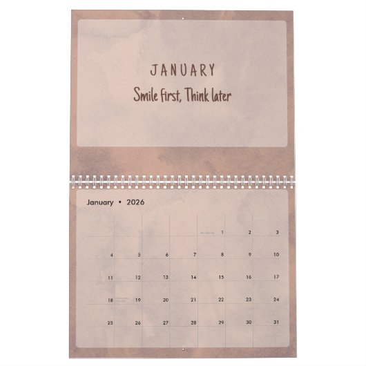 Soft Pastel Inspirational Art Calendar Kalender (Jan 2026)
