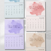 Soft Pastel Inspirational Art Calendar Kalender