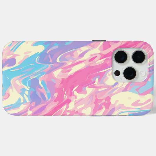 ✨ Soft Pastel Marble Design - Trendy & Smooth 🎨 Case-Mate iPhone Case (Achterkant (horizontaal))