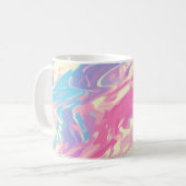 ✨ Soft Pastel Marble Design - Trendy & Smooth 🎨 Koffiemok (Voorkant links)