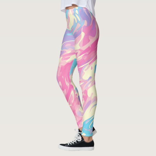 ✨ Soft Pastel Marble Design - Trendy & Smooth 🎨 Leggings (Links)