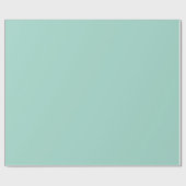 Soft Pastel Mint Aqua Light Turquoise Solid Cadeaupapier (Vlak)