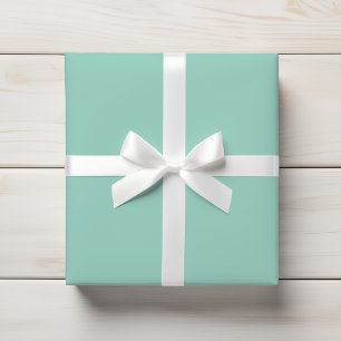 Soft Pastel Mint Aqua Light Turquoise Solid Cadeaupapier