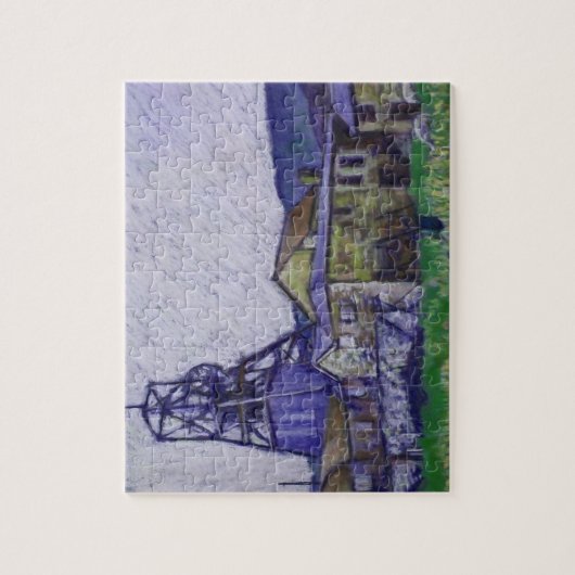 Soft Pastel Painting 'Big Pit', Blaenavon, Wales Legpuzzel (Verticaal)
