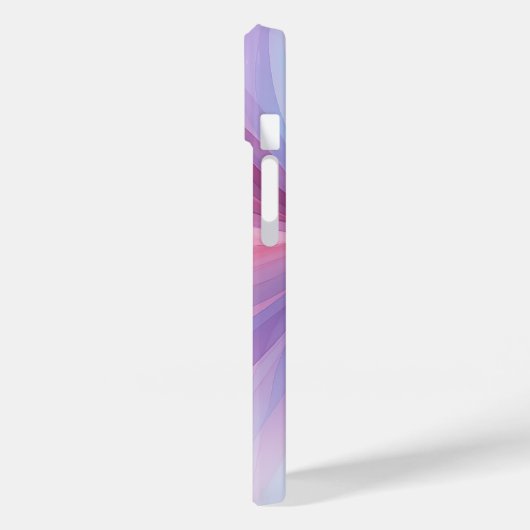 Soft Pastel Petals Abstract Phone Case - Transluce (Achterkant / Links)