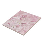 Soft Pastel Pink French Lilacs Tegeltje (Zijkant)