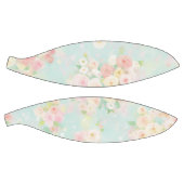 Soft Pastel Roos Pattern op Aqua achtergrond Basketbal (Panelen)