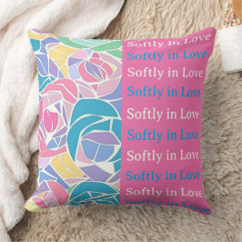 Soft Pastel Rose Love - Softly in love Kussen