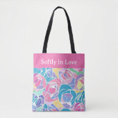 Soft Pastel Rose Love - Softly in love Tote Bag (Voorkant)
