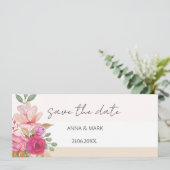 Soft Pastel Spring Boeket Bloemen Waterverf (Staand voorkant)