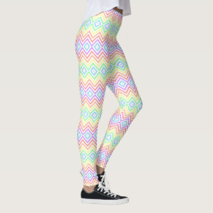 Soft Pastel Spring Colors Yoga Pants Women's Girls Leggings